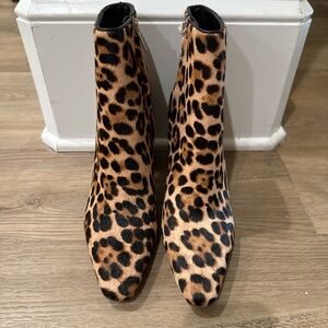 Marc Fisher Animal Print Ankle Booties